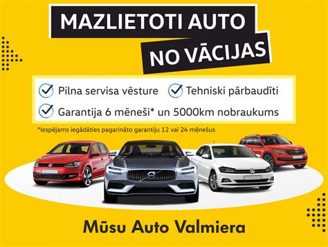 mazlietoti volvo auto garantija.